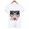 Cargar imagen en el visor de la galería, Kaizens Glasses New summer white T-shirt